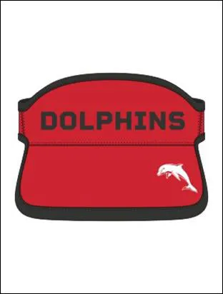 2024 DOLPHINS MENS VISOR RED