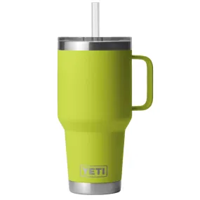 21071501821 TERMO RAMBLER 35oz STRAW MUG CHARTREUSE MARCA YETI