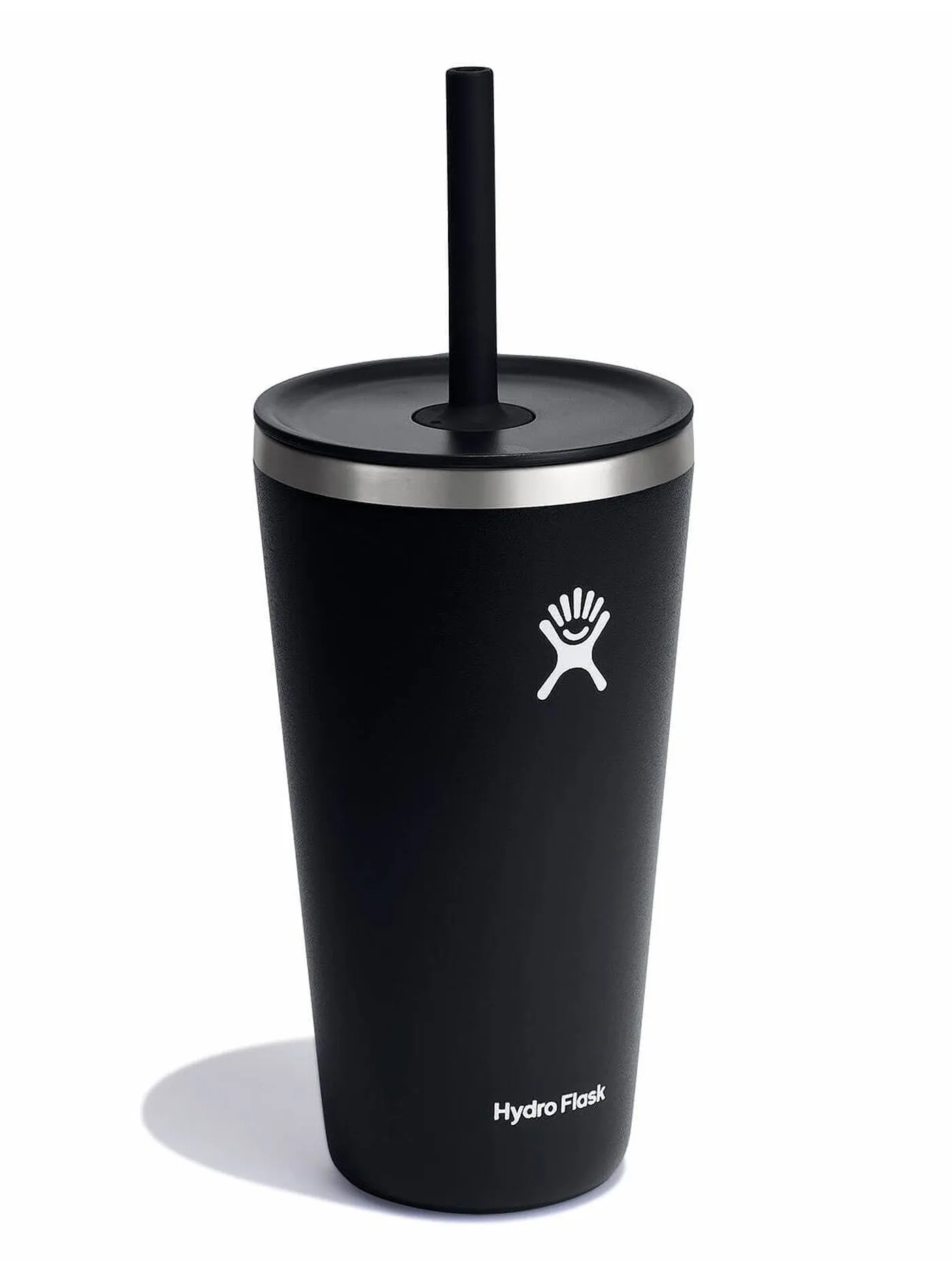 28oz All Around Straw Lid Black Tumbler