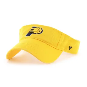 Adult Indiana Pacers Primary Logo Clean Up Visor in Gold by '47