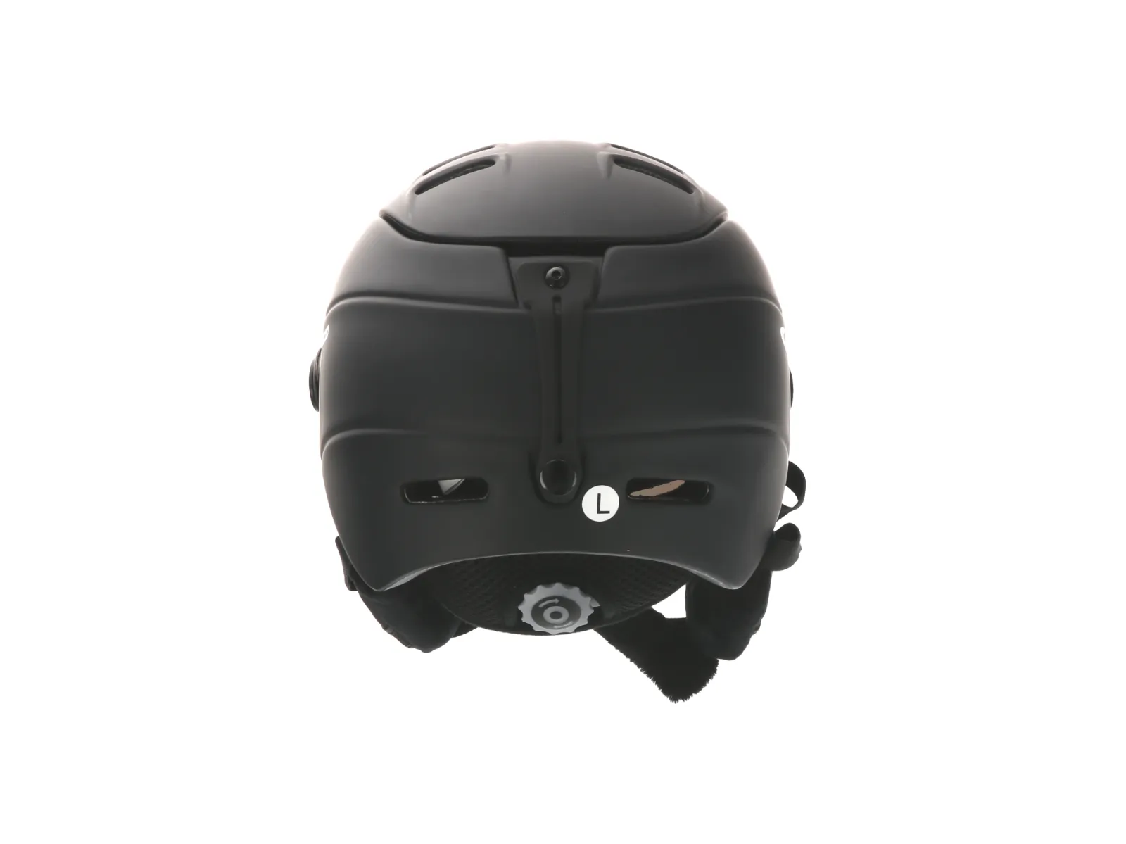 Ammaco 12 Vent Visor Ski Helmet Black With Fidlock Magnetic Clasp