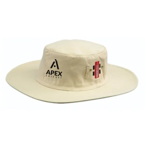 Apex Cricket Coaching 's Cream Sun Hat-Adult