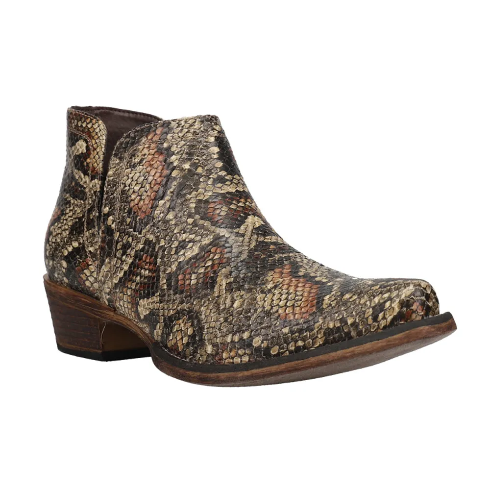 Ava Snake Snip Toe Cowboy Booties