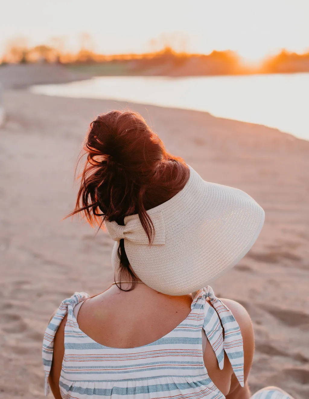 Beachy Babe Wide Brim Visor