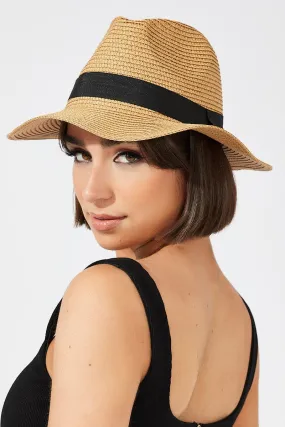 Beige Straw Hat