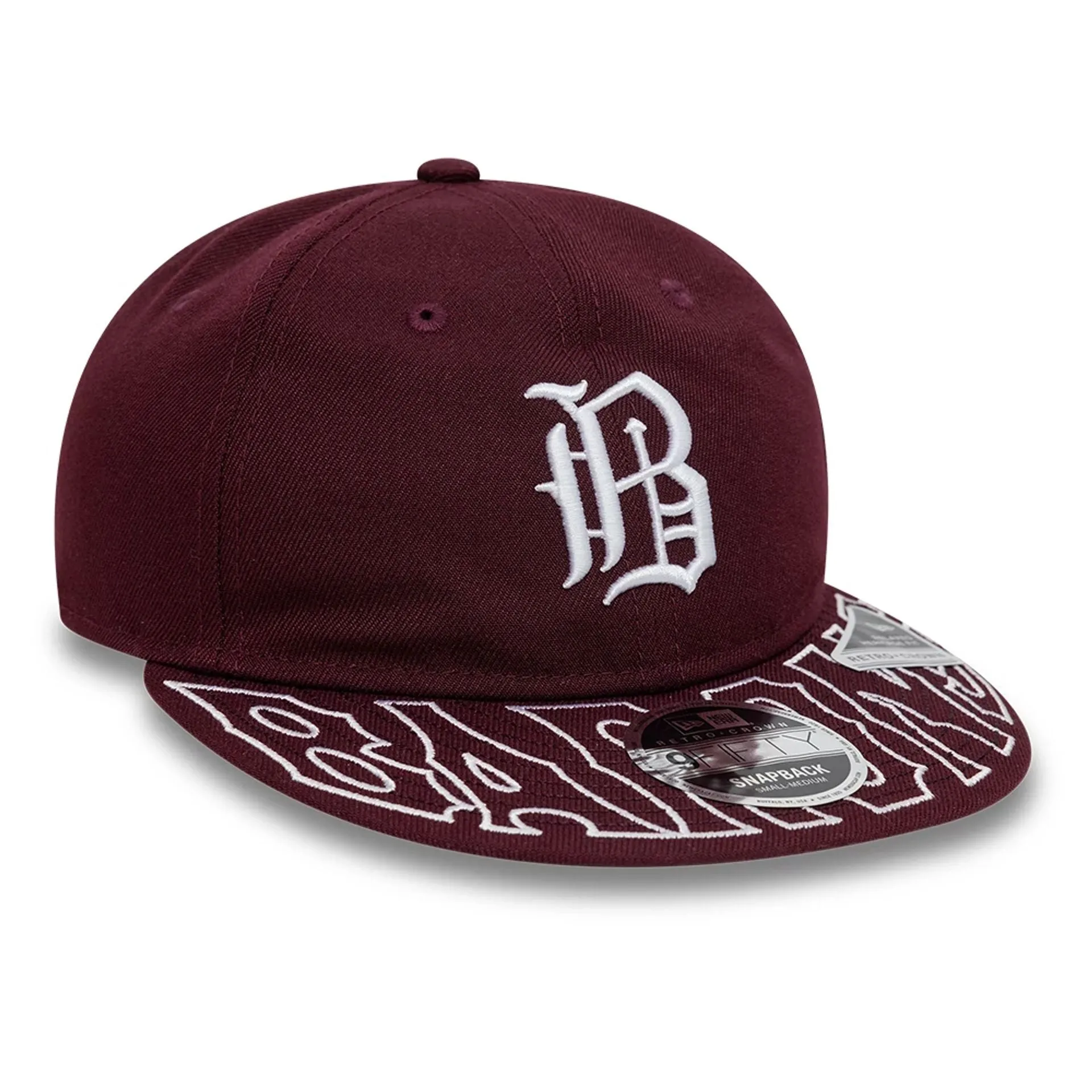 Birmingham Barons MiLB Visor Script Dark Purple Retro Crown 9FIFTY Strapback Cap