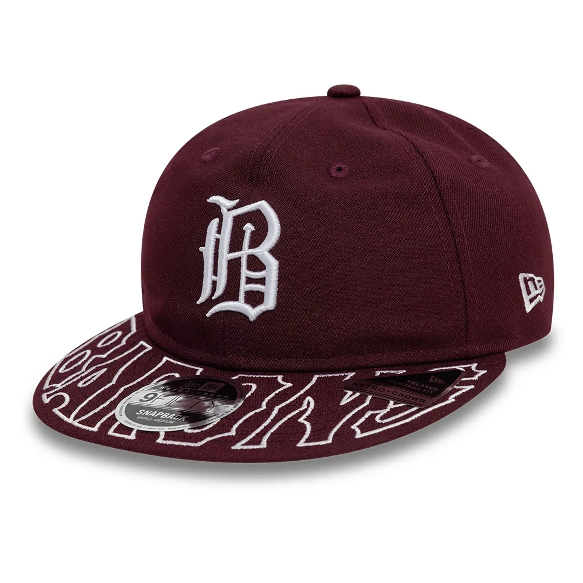 Birmingham Barons MiLB Visor Script Dark Purple Retro Crown 9FIFTY Strapback Cap