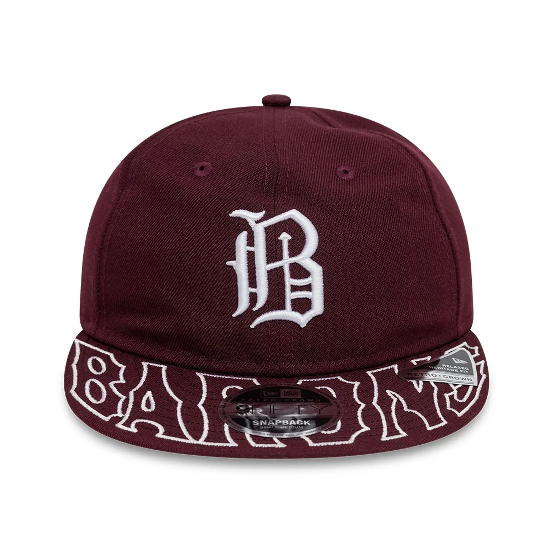 Birmingham Barons MiLB Visor Script Dark Purple Retro Crown 9FIFTY Strapback Cap