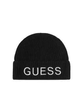 Black Patch Beanie