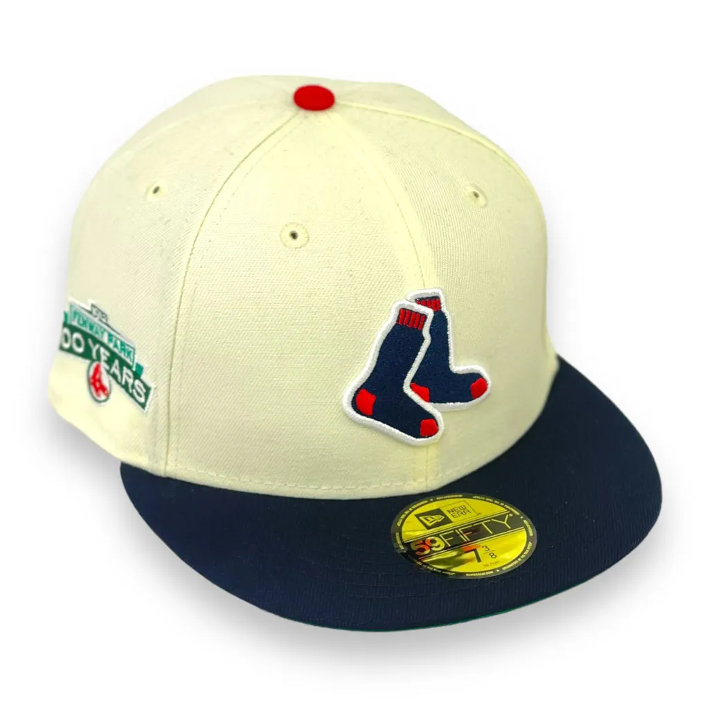 BOSTON RED SOX (FENWAY PARK 100 YEARS) NEW ERA 59FIFTY FITTED (GREEN UNDER VISOR)