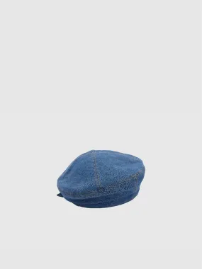 Bow Décor Denim Beret