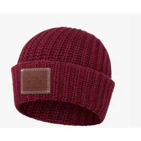 Burgundy Cuffed Beanie