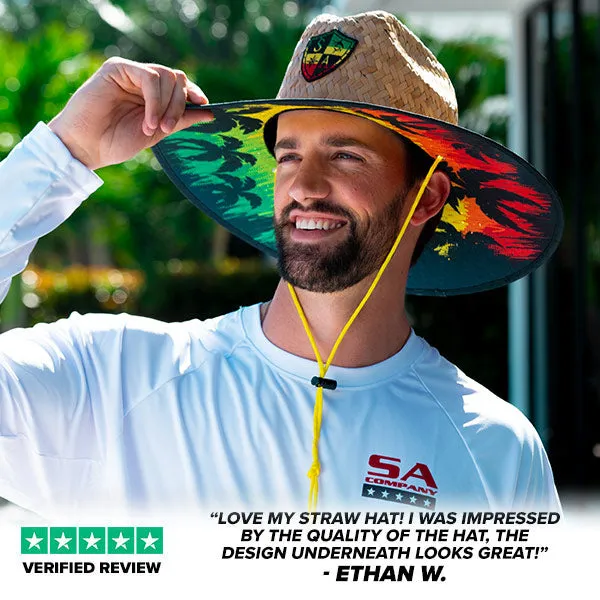 BUY ANY STRAW HAT, GET 3 FREE FACE SHIELDS   FREE DECAL | PICK YOUR PACK