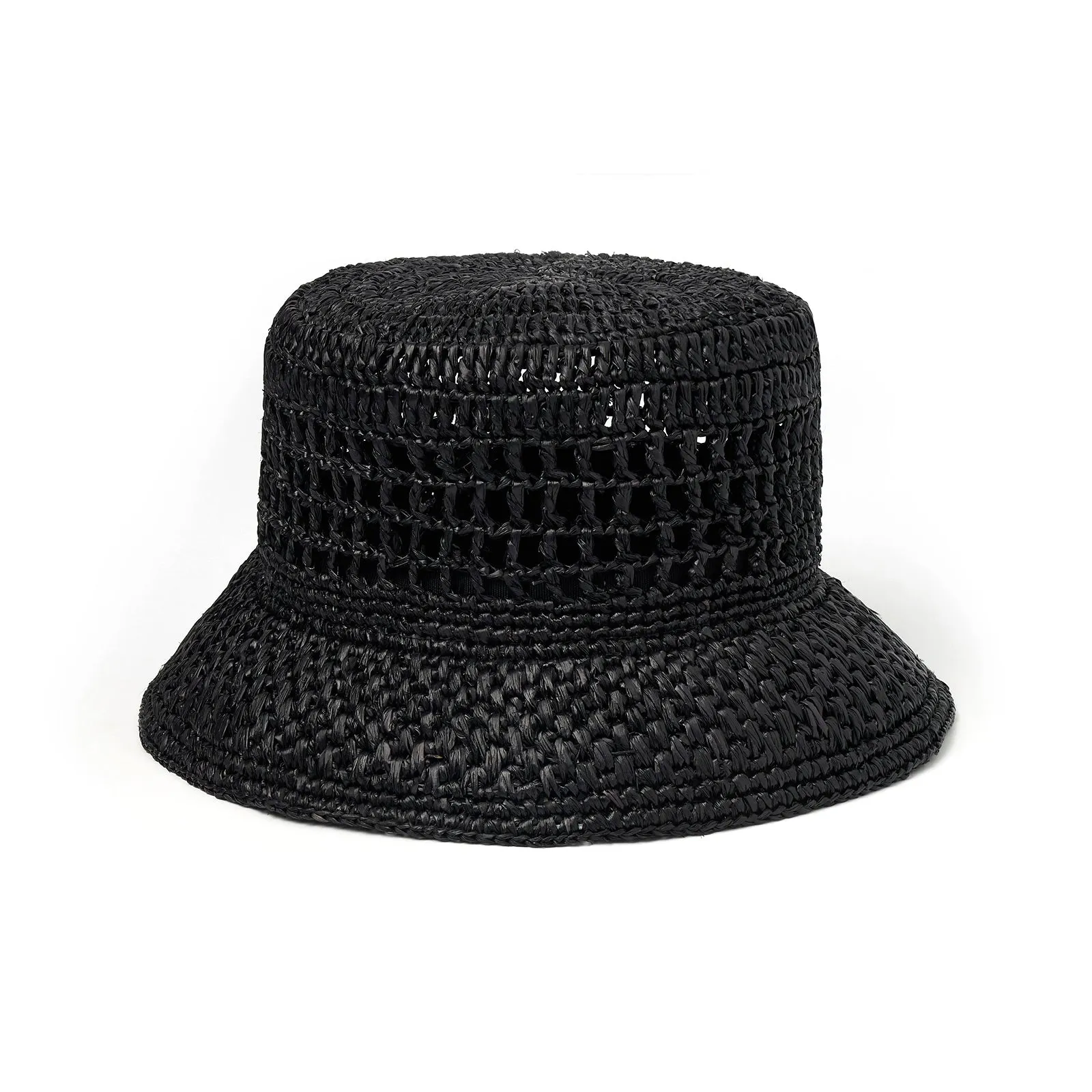 Camille Sun Hat - Black