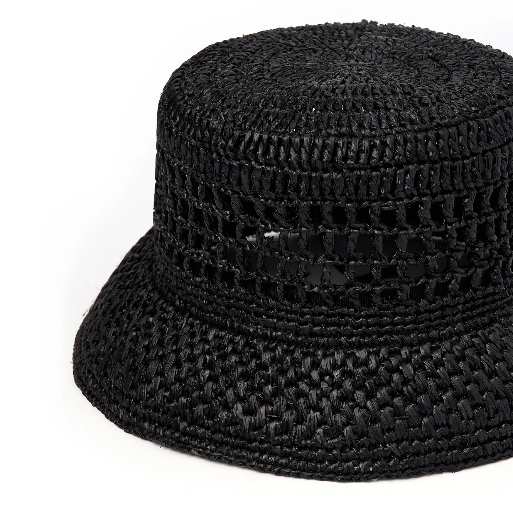 Camille Sun Hat - Black