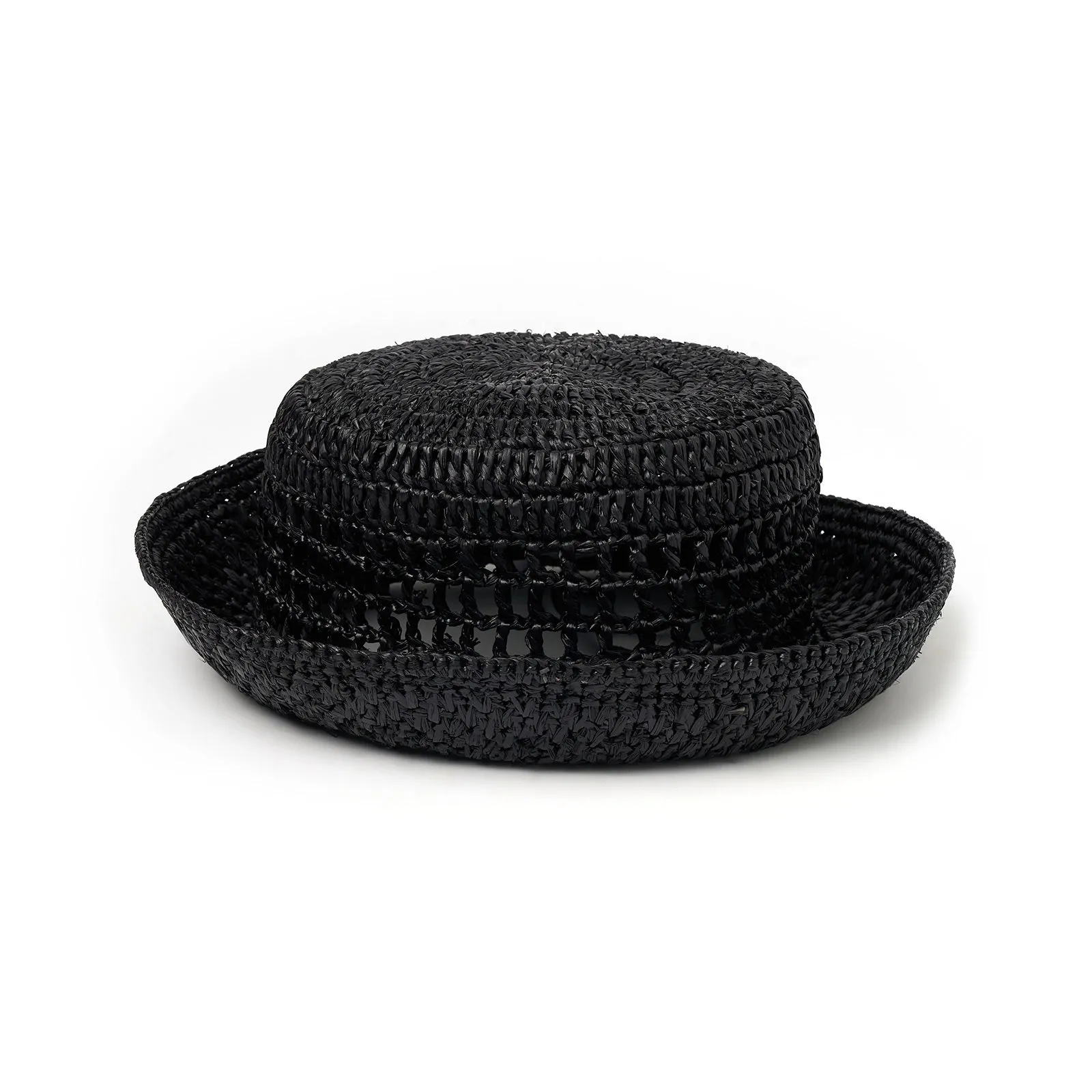 Camille Sun Hat - Black