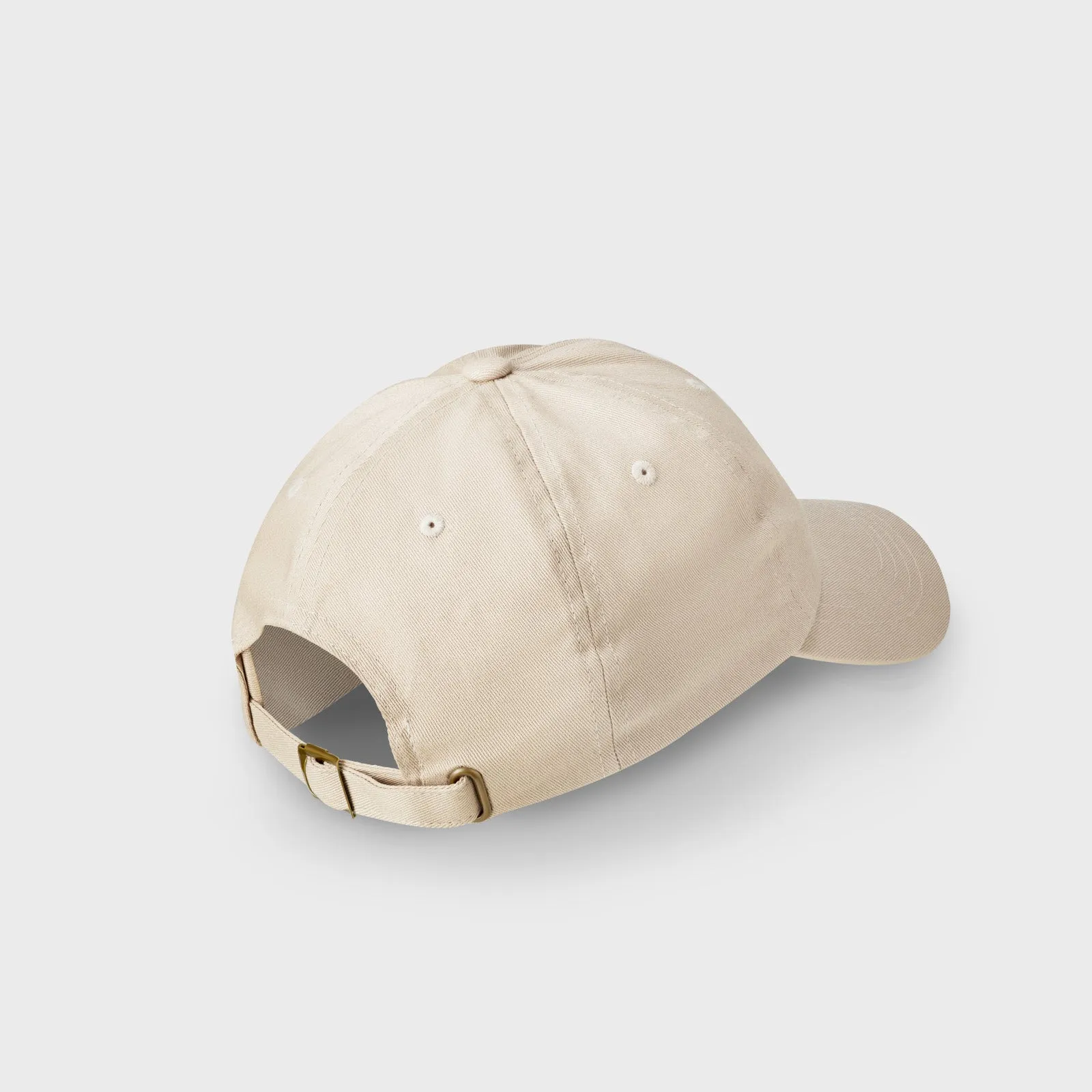 Cap Beige, Brown Logo