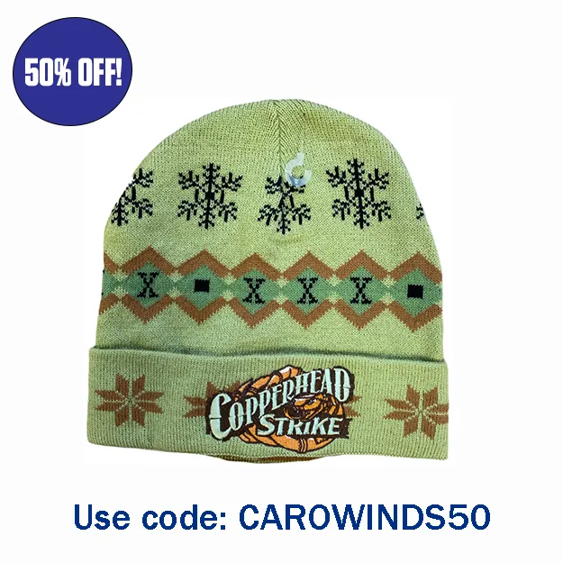 Carowinds Copperhead Strike Beanie