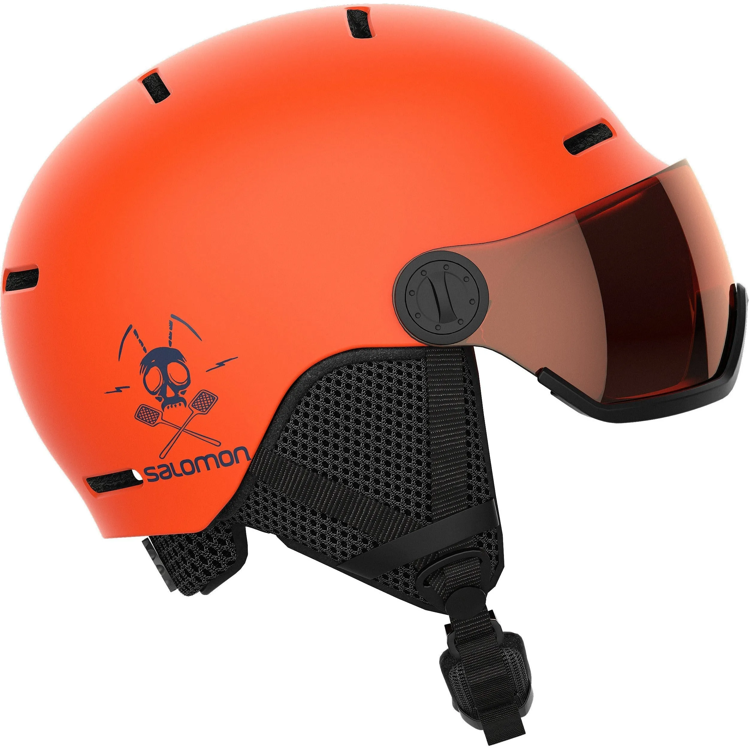 CASQUE DE SKI SALOMON GROM VISOR JR