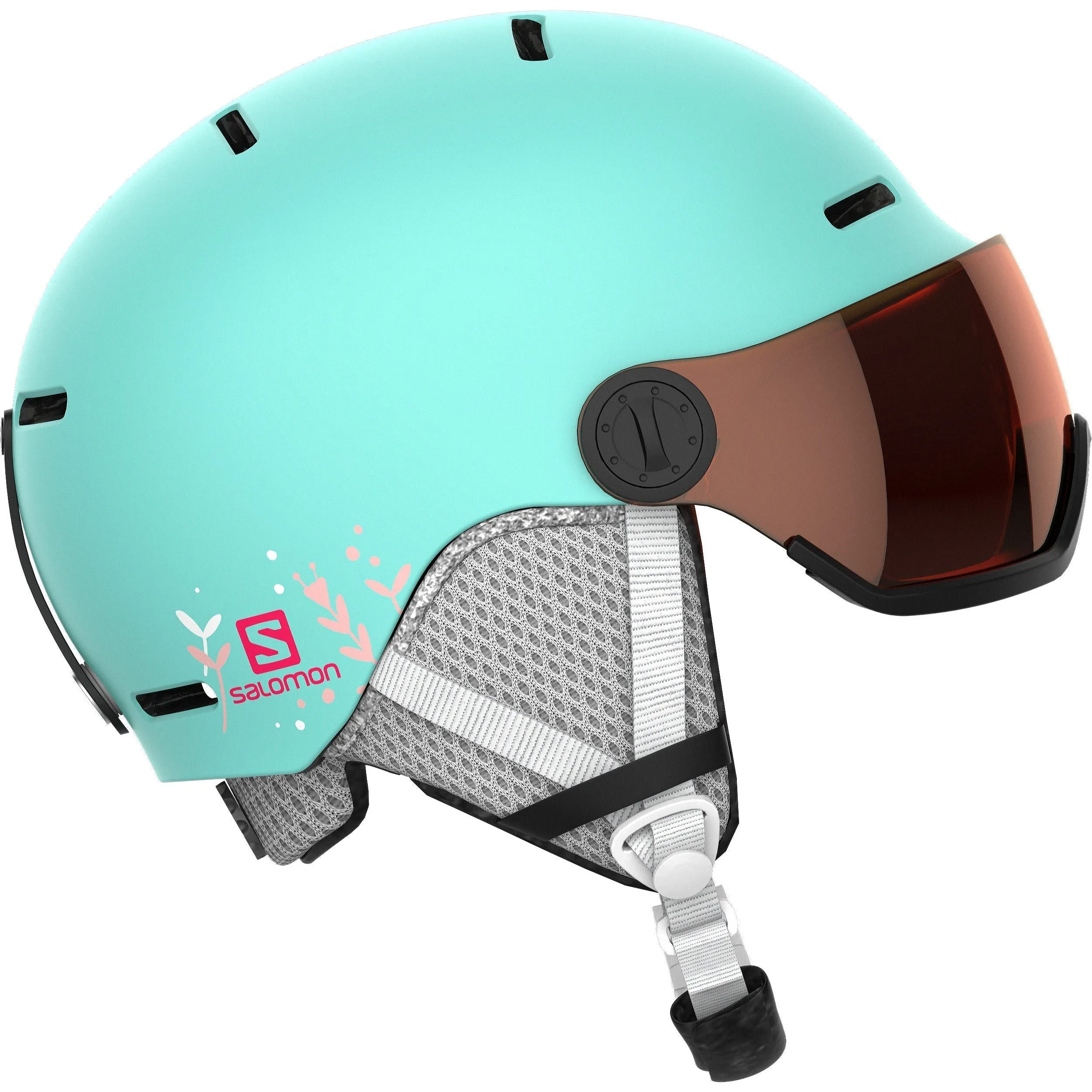 CASQUE DE SKI SALOMON GROM VISOR JR