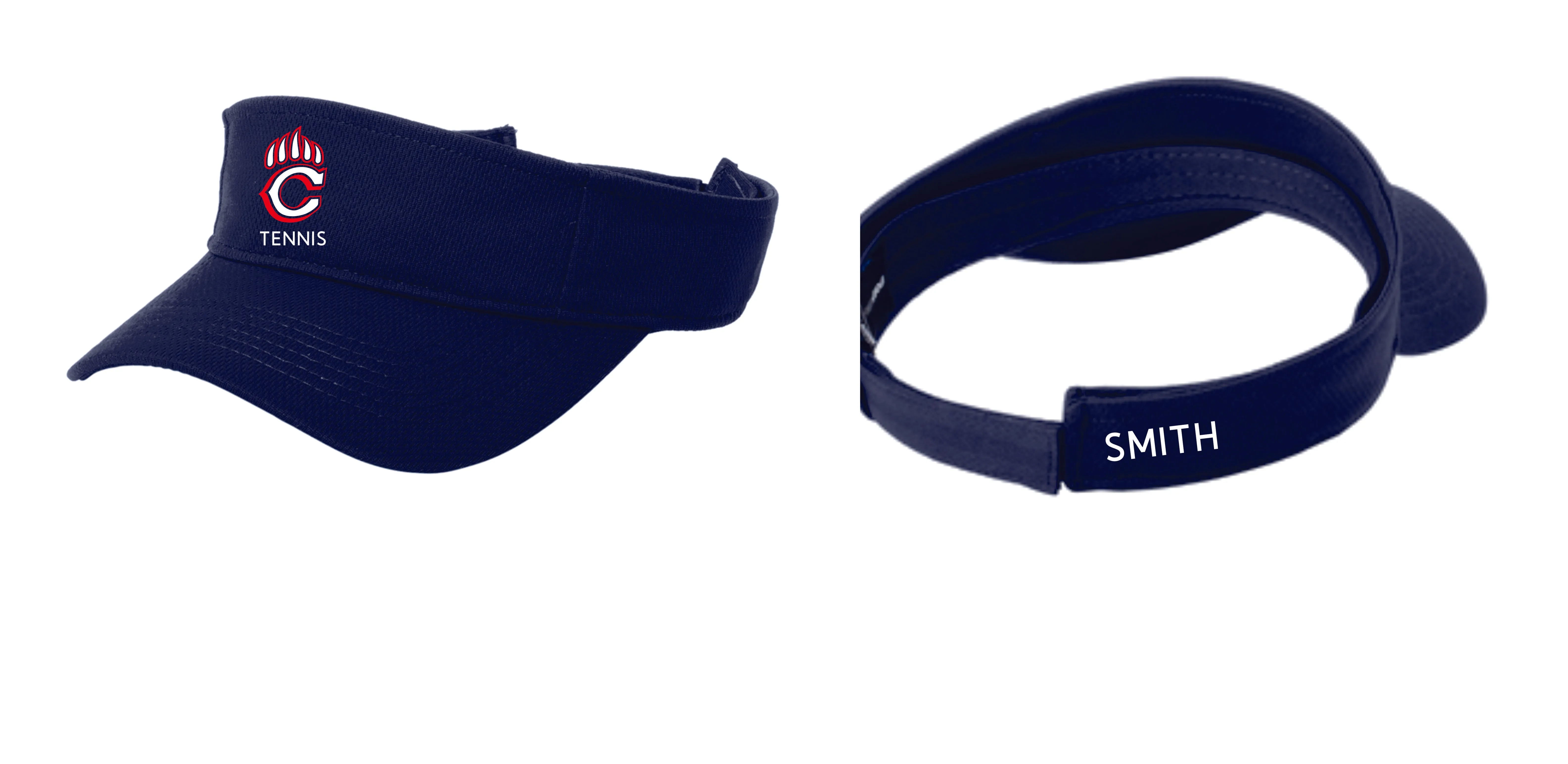 Chap Tennis Visor- matte or glitter