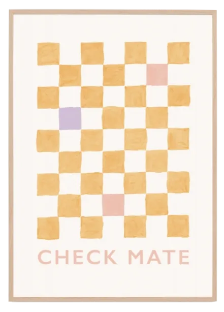 Checkers Print | Sun