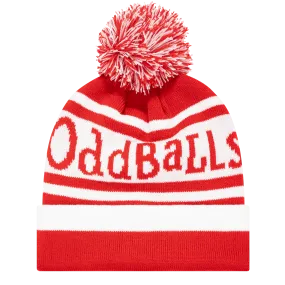 Cherry | White - Bobble Hat