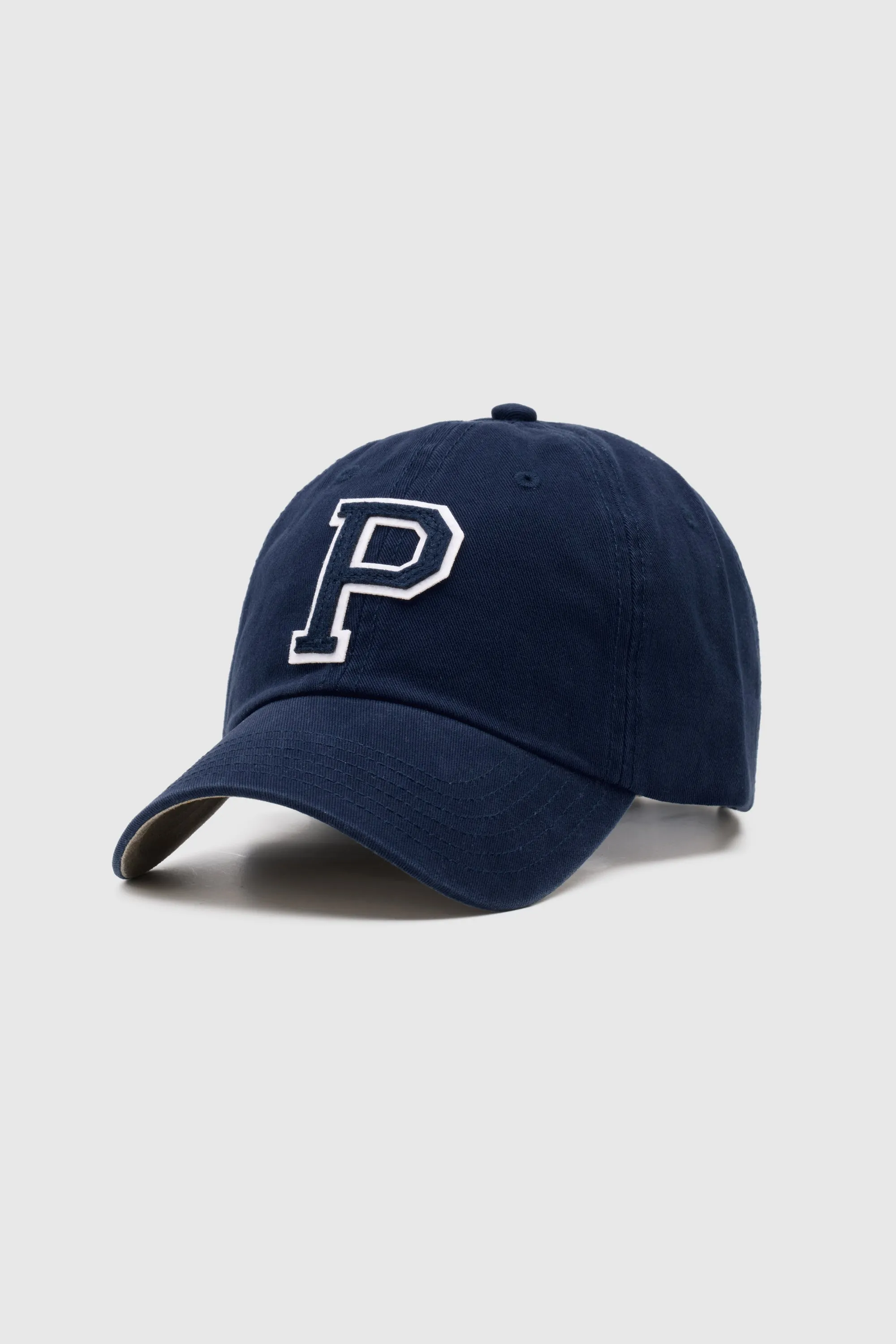 Collegiate Letter Cap Navy