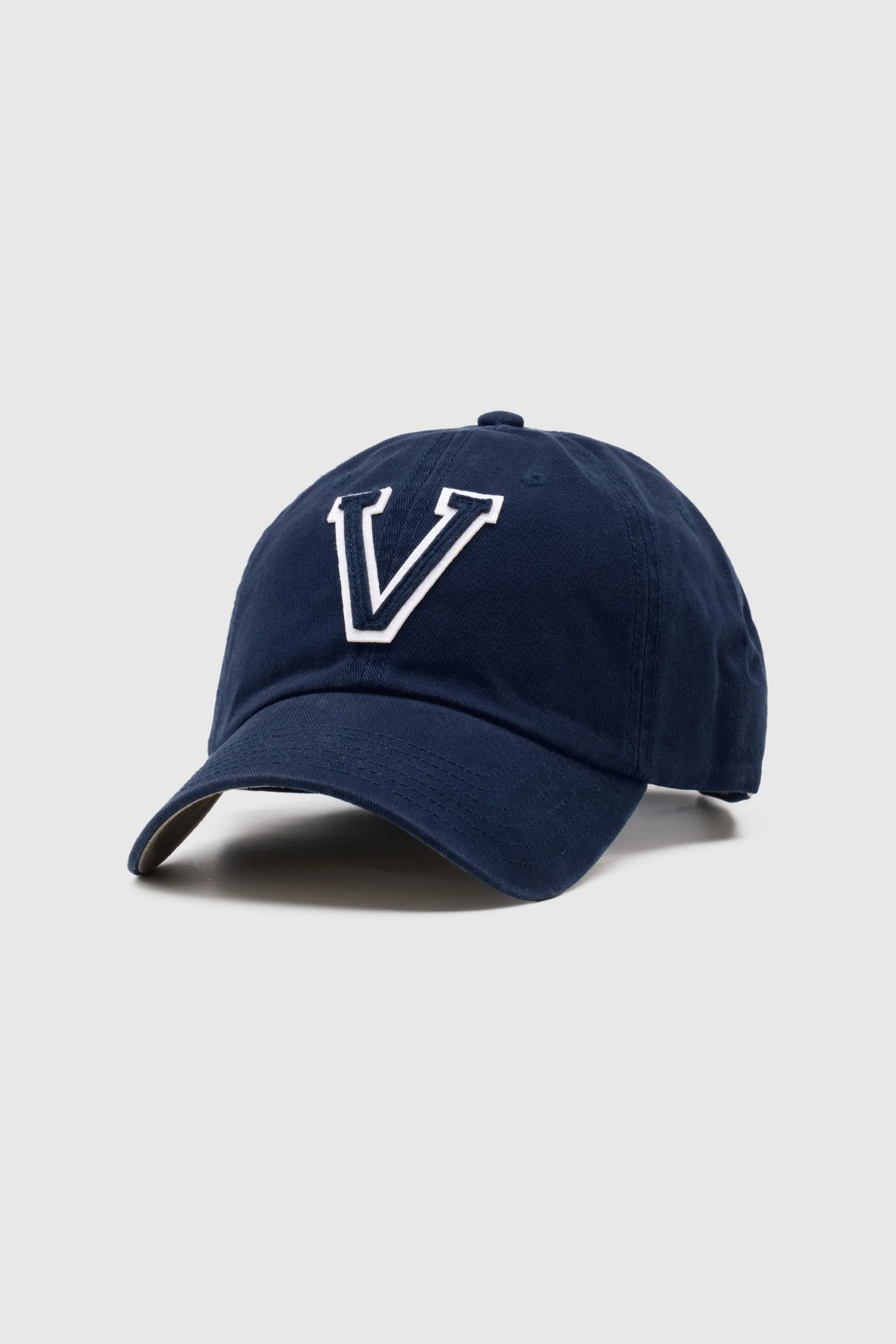 Collegiate Letter Cap Navy