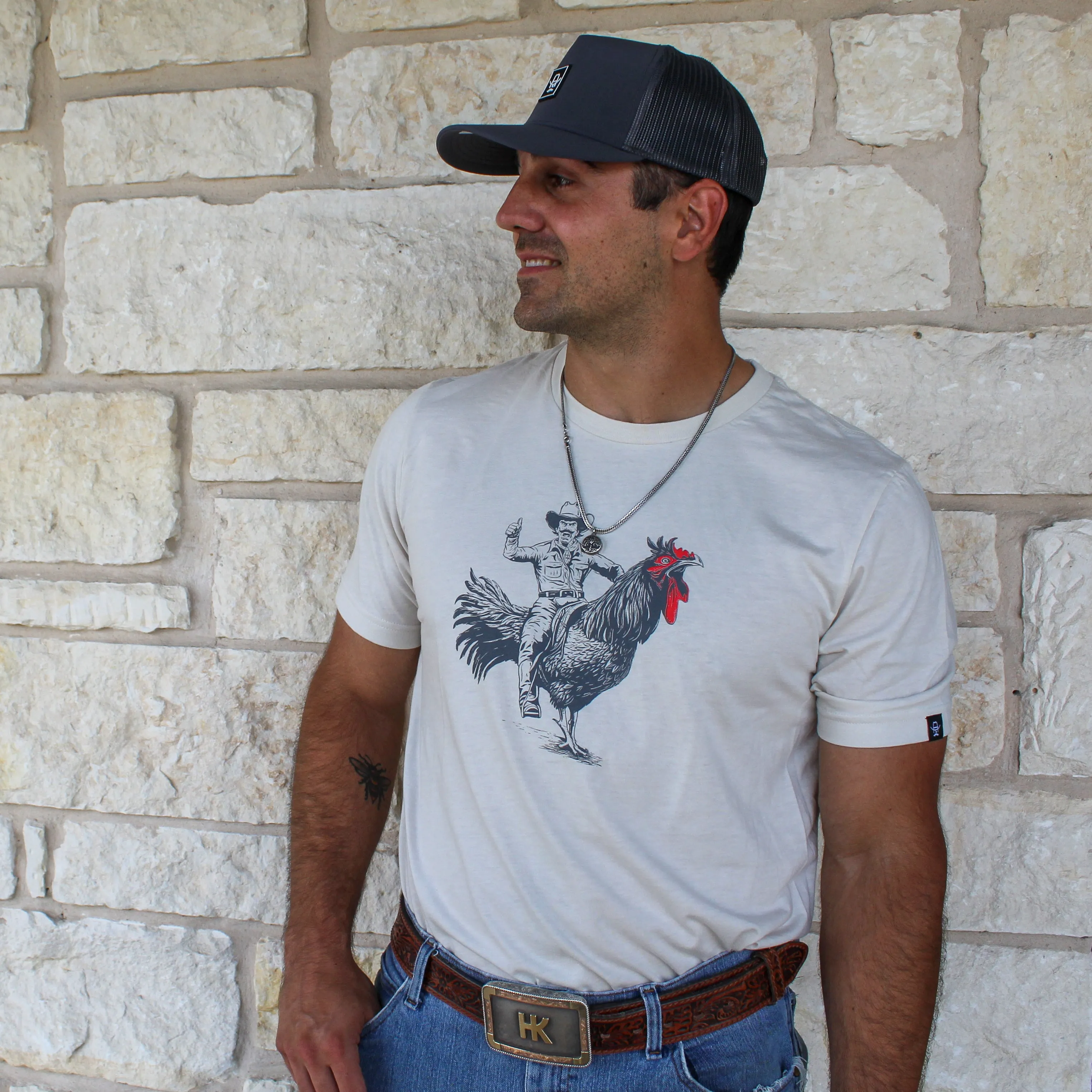 Cowboy Cool Rooster Roundup T-shirt