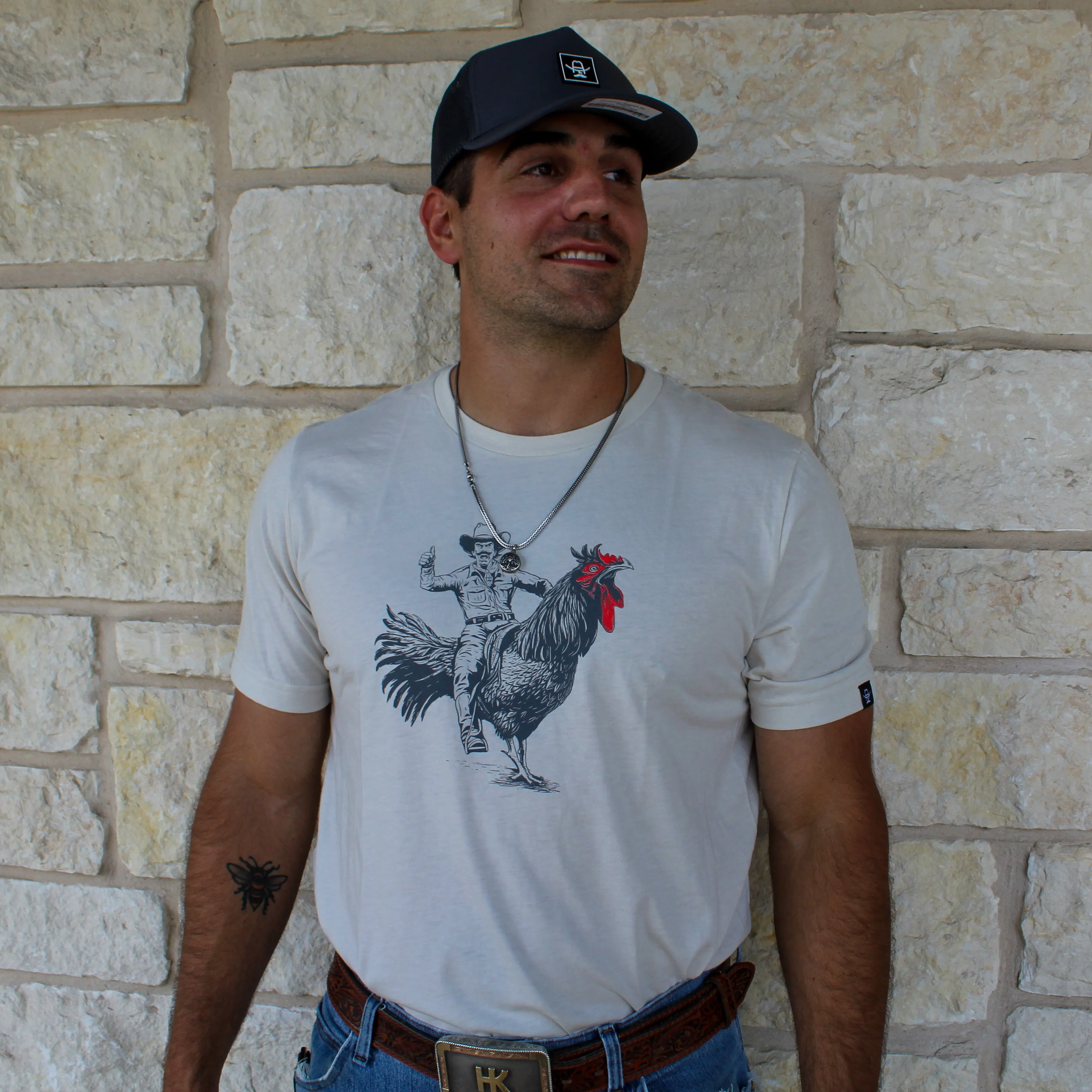 Cowboy Cool Rooster Roundup T-shirt