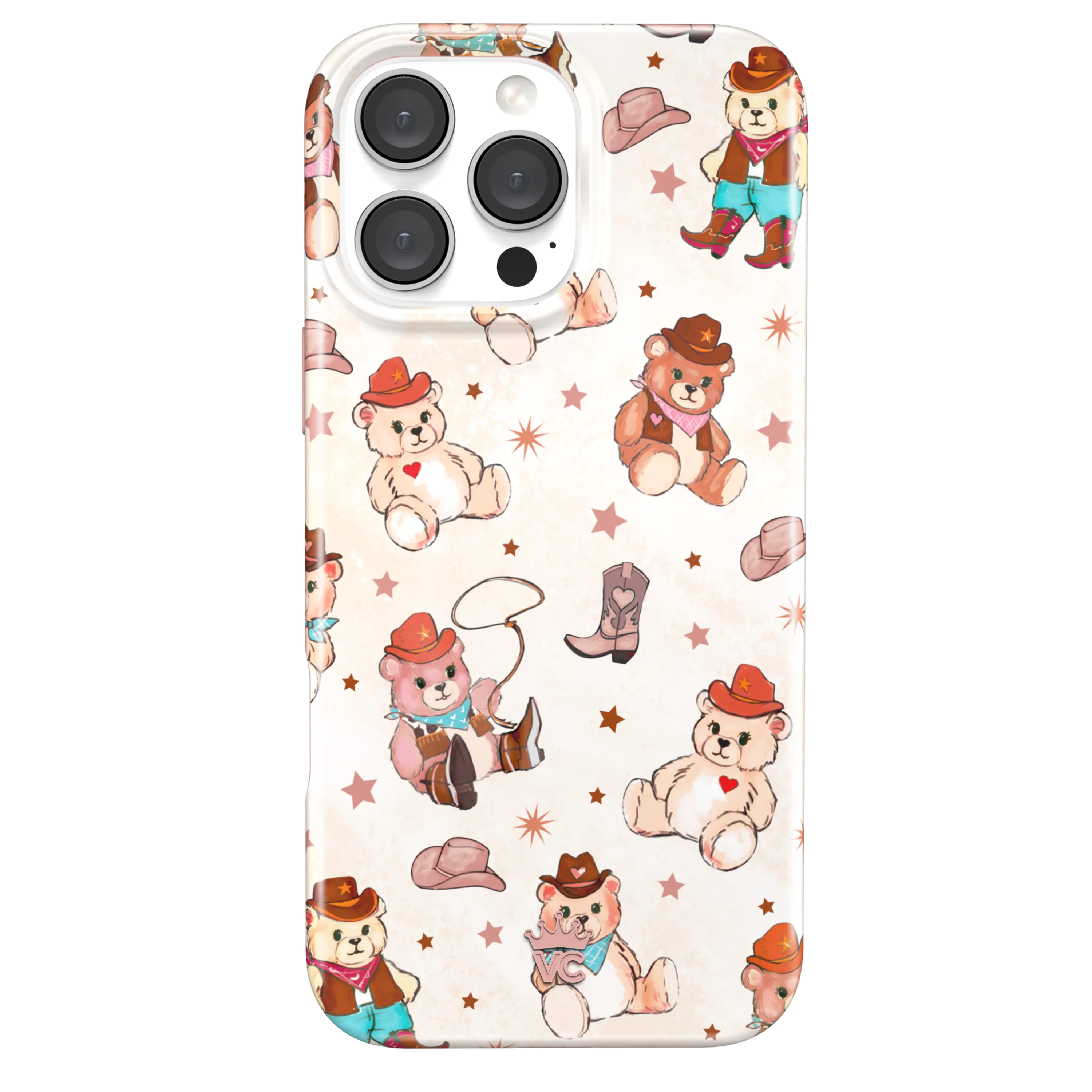 Cowboy Teddy iPhone Case