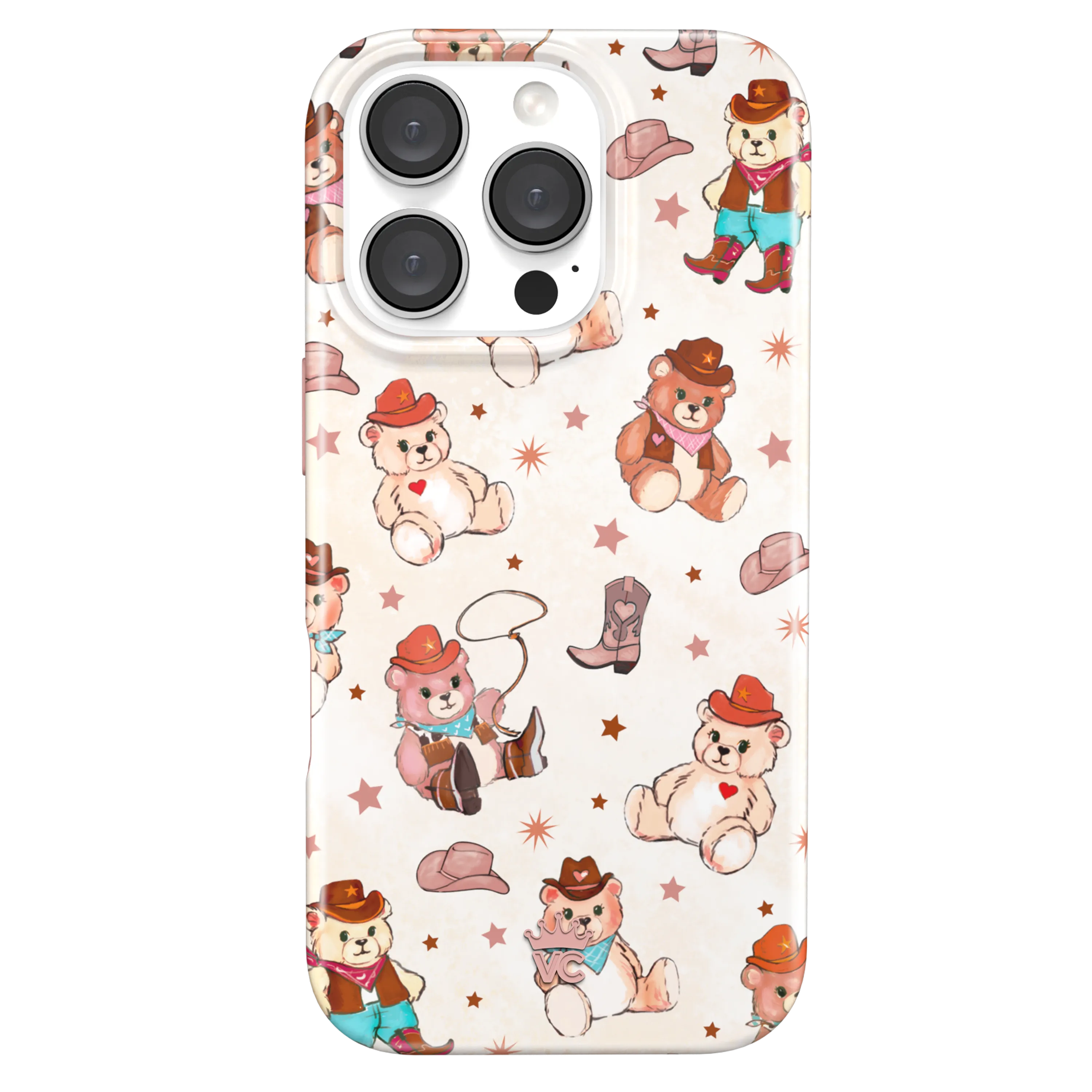 Cowboy Teddy iPhone Case