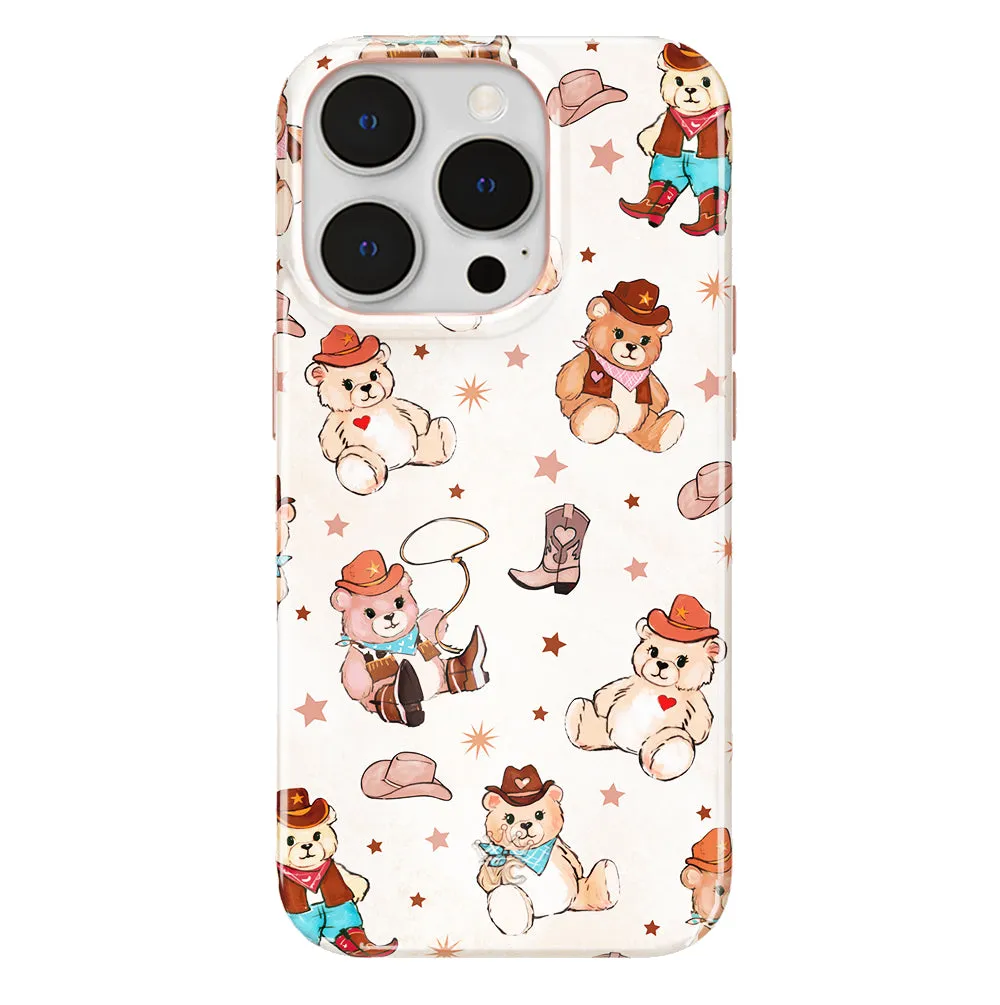 Cowboy Teddy iPhone Case