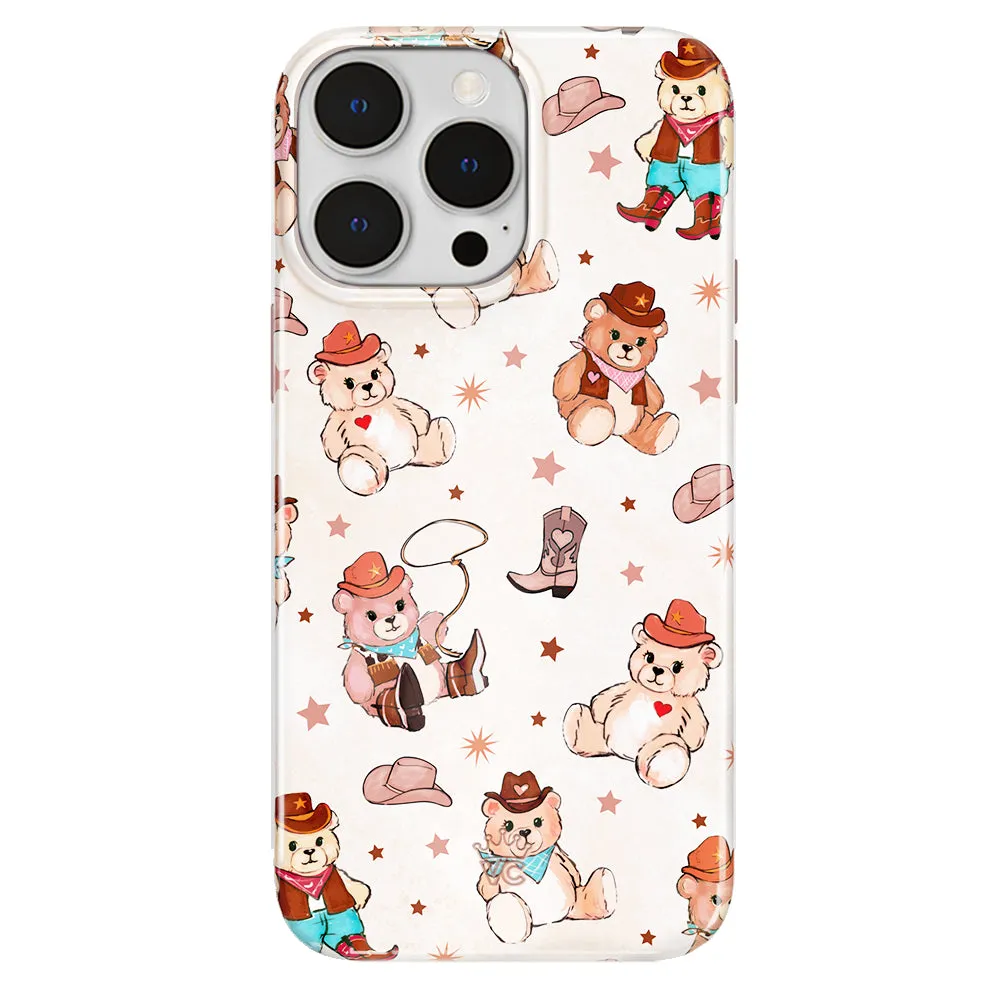 Cowboy Teddy iPhone Case