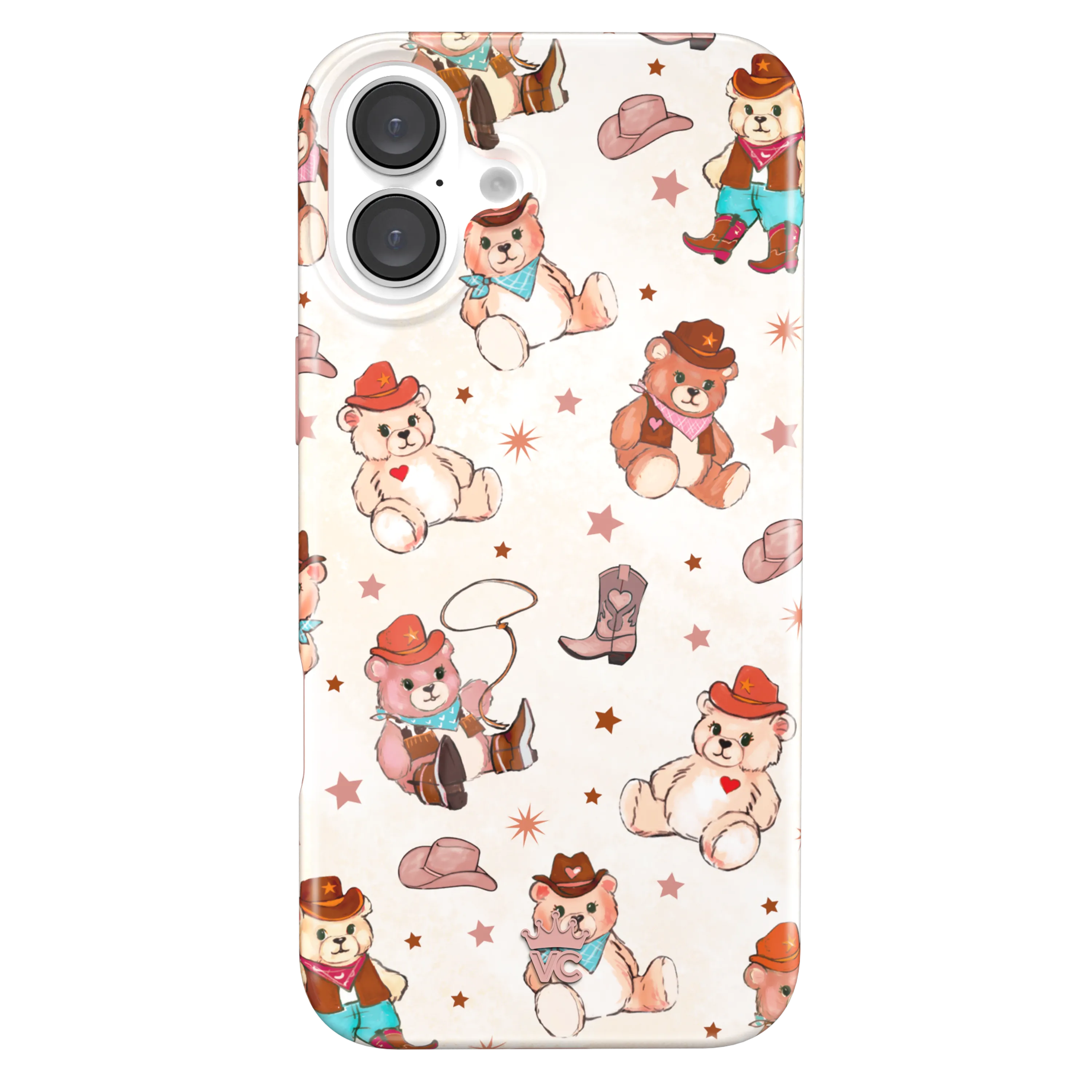 Cowboy Teddy iPhone Case