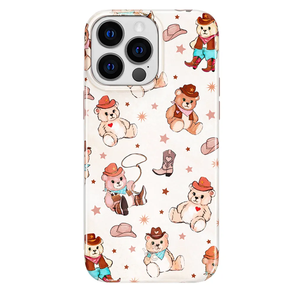 Cowboy Teddy iPhone Case