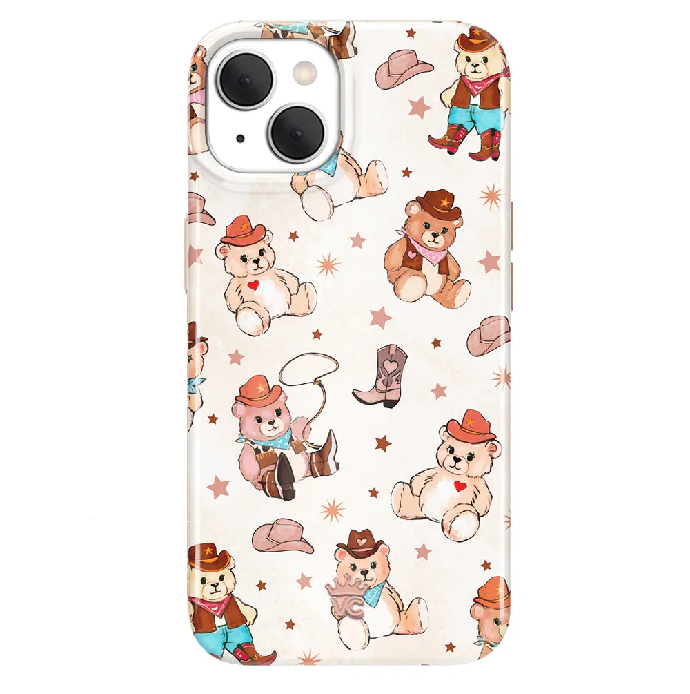 Cowboy Teddy iPhone Case