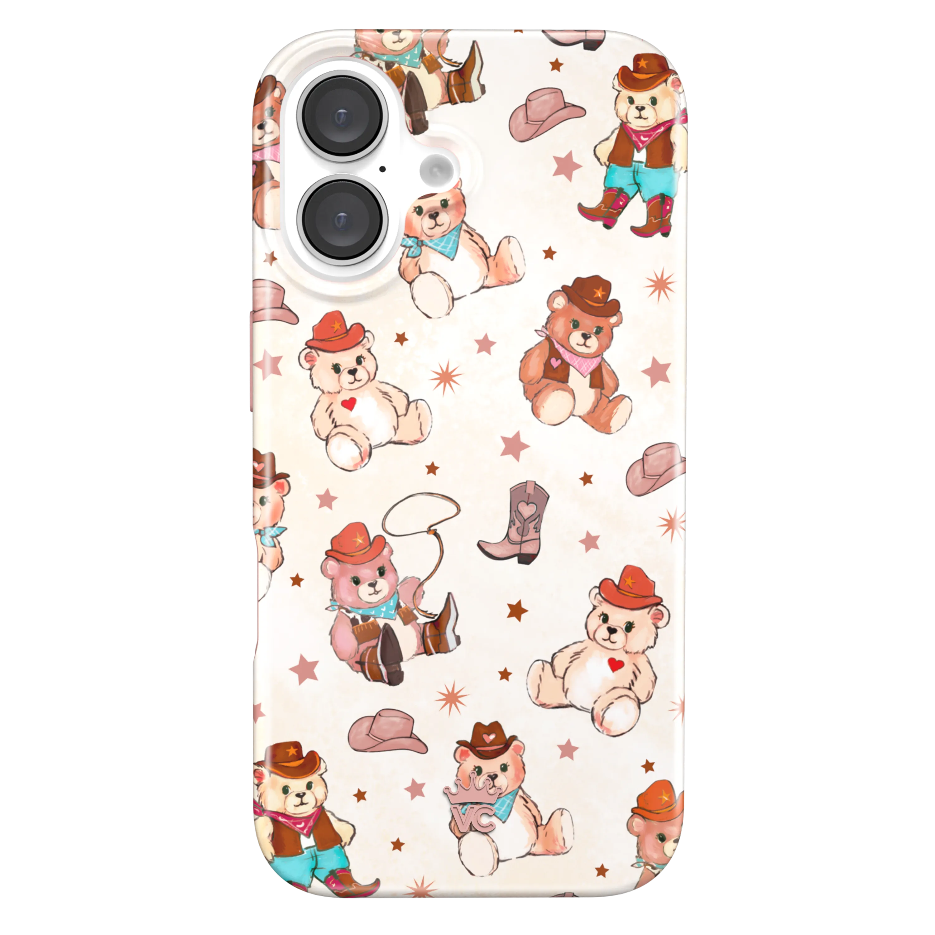 Cowboy Teddy iPhone Case