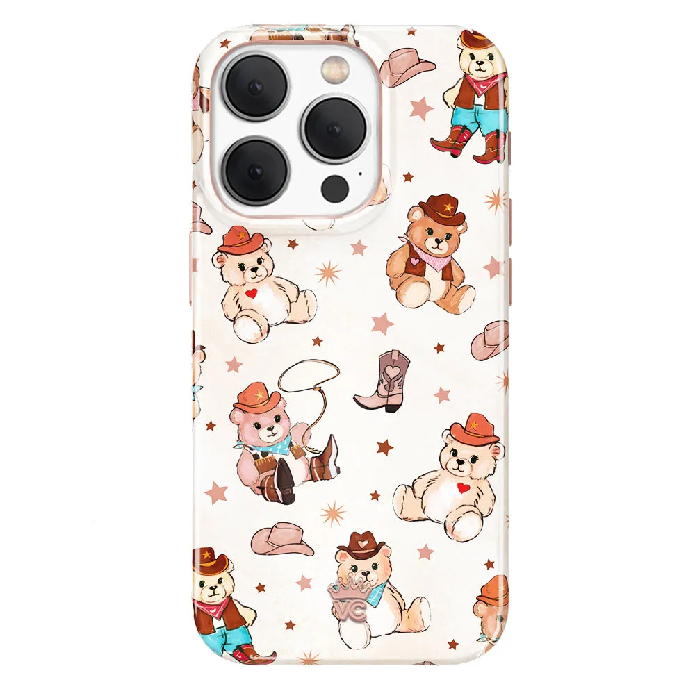 Cowboy Teddy iPhone Case