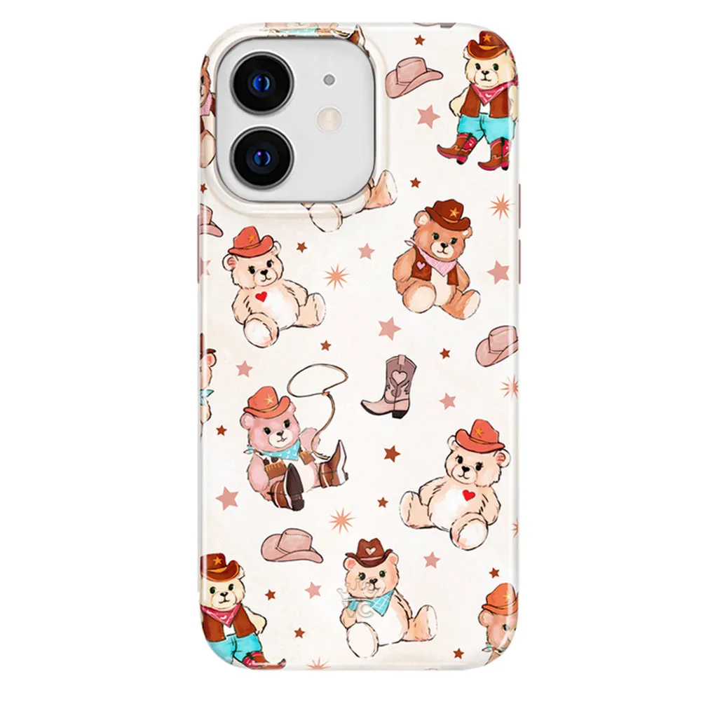 Cowboy Teddy iPhone Case