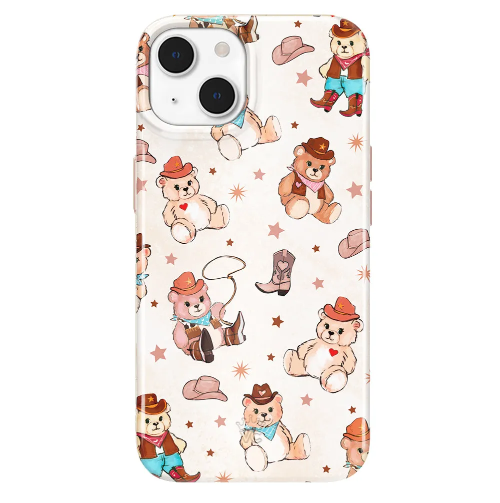 Cowboy Teddy iPhone Case