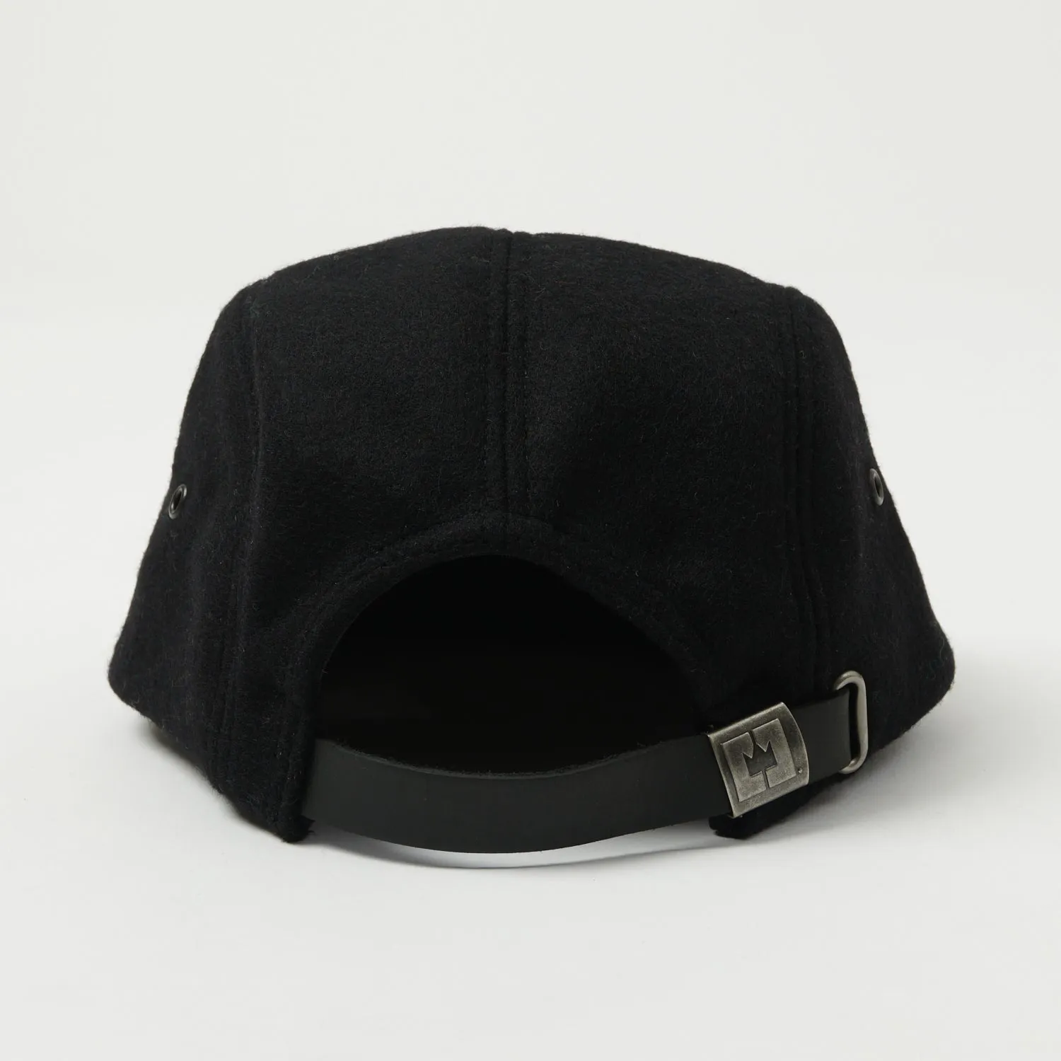 Crown Cap 5 Panel Ball Cap - Black