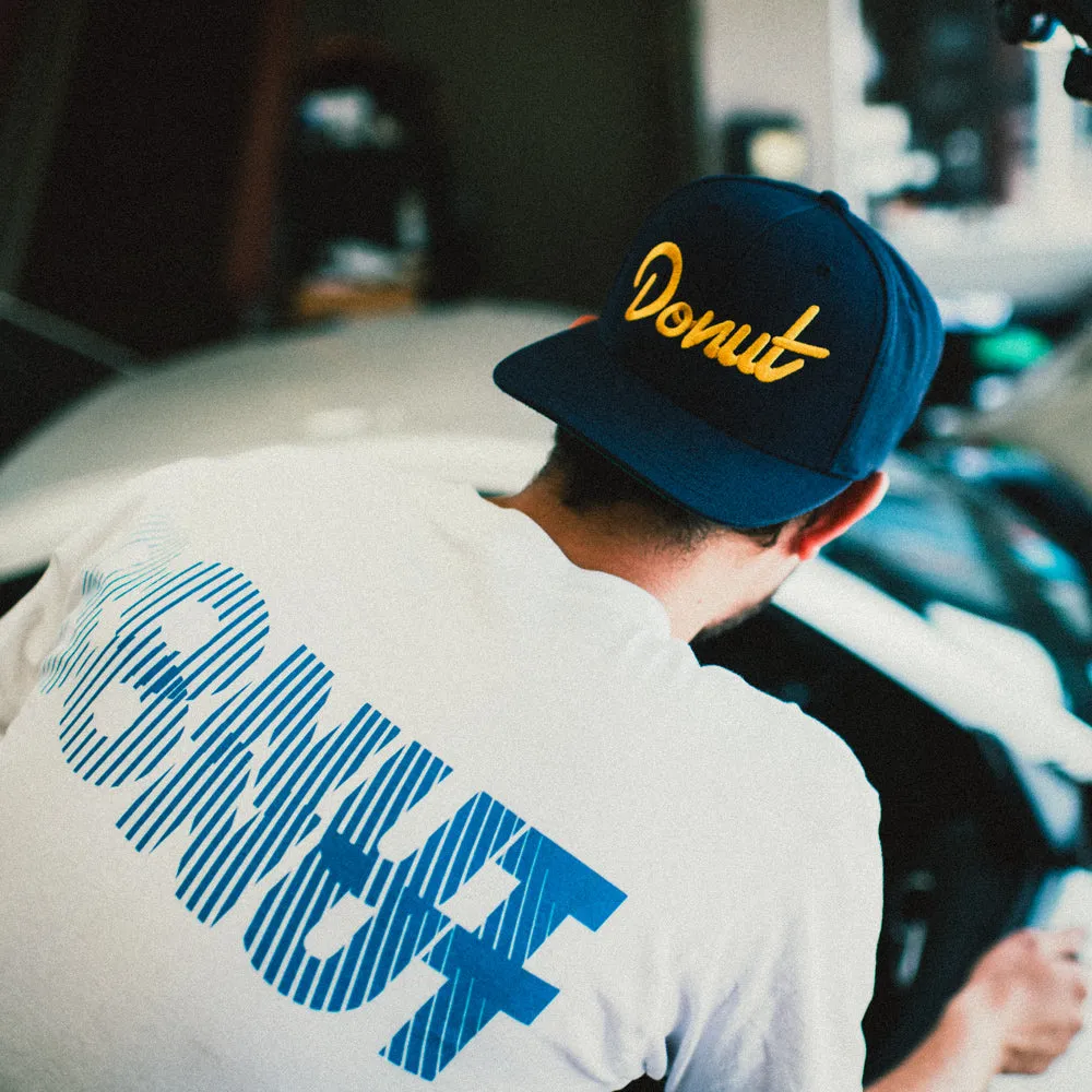 Donut Snapback Hat - Navy