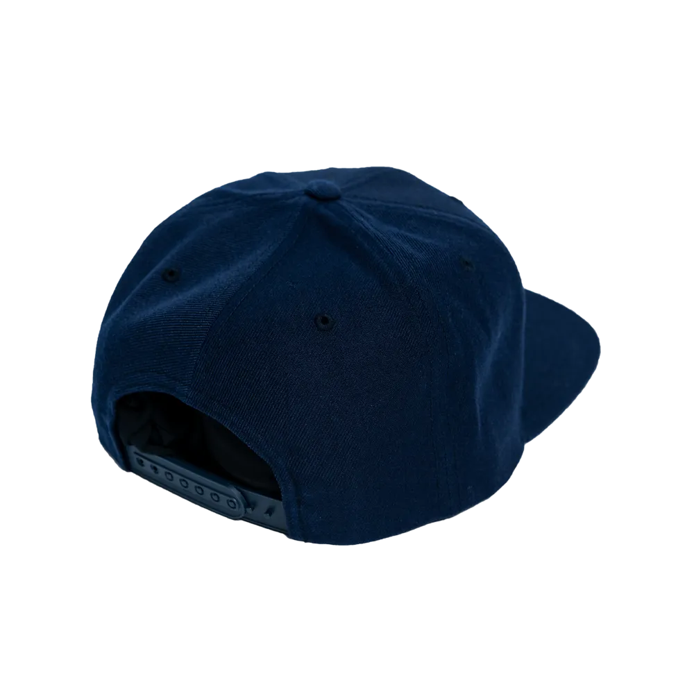 Donut Snapback Hat - Navy