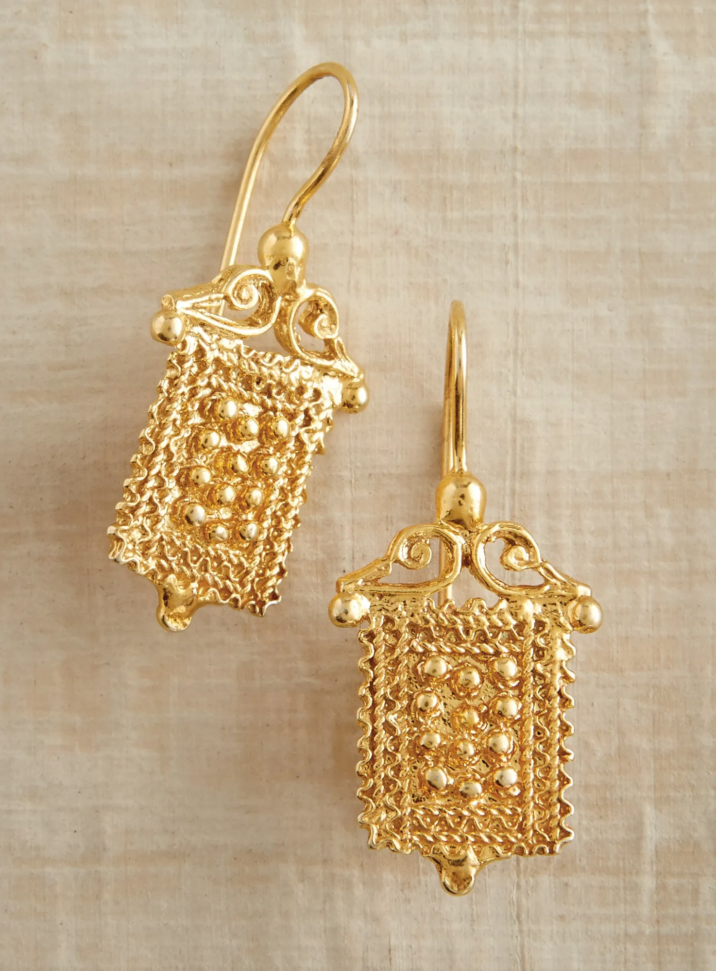 Etruscan Sun Earrings