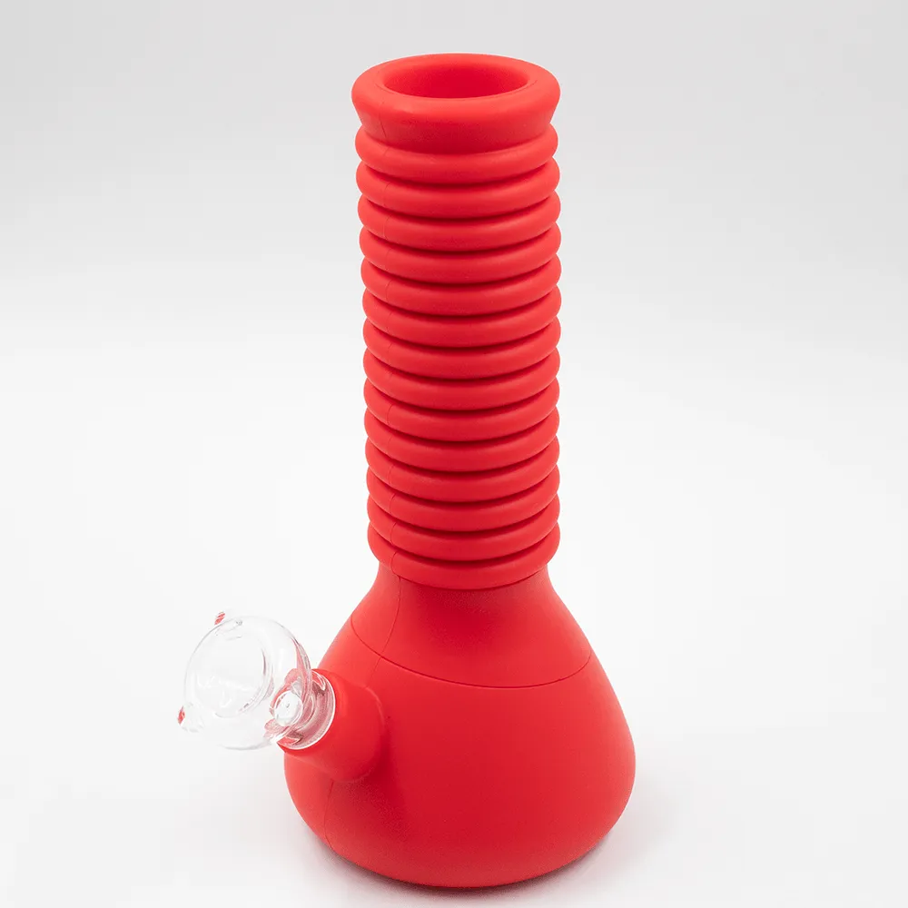 Extend-A-Straw Silicone Bong - Red