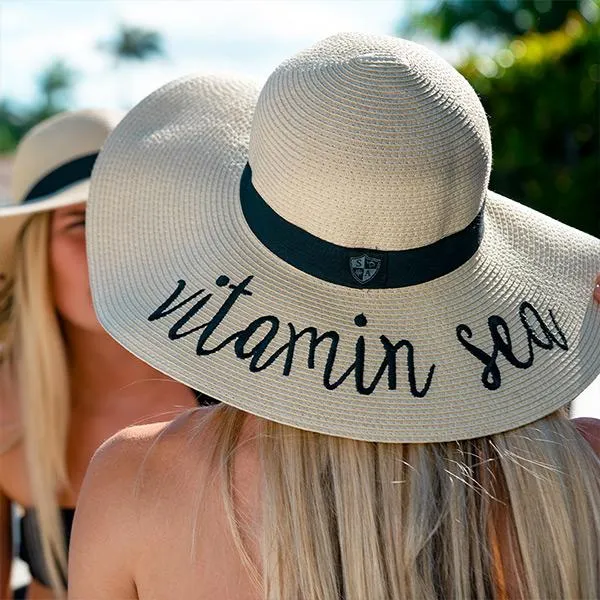 Floppy Straw Hat | Vitamin Sea