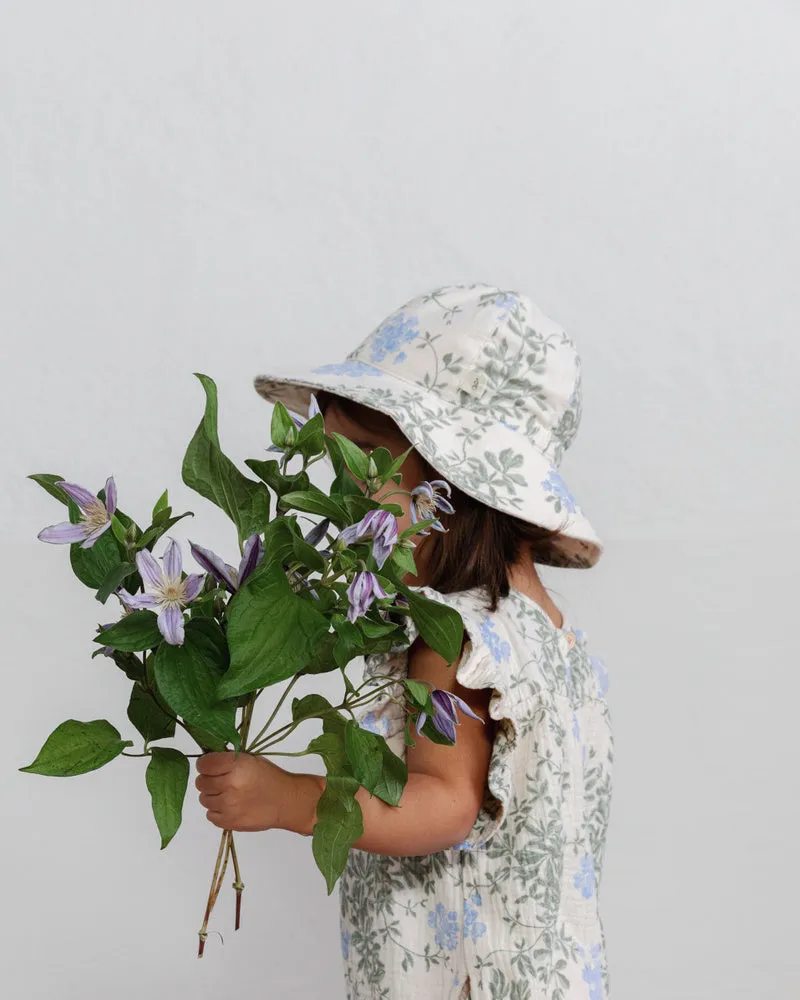 Garbo&Friends Muslin Sun Hat Plumbago