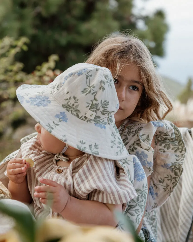 Garbo&Friends Muslin Sun Hat Plumbago